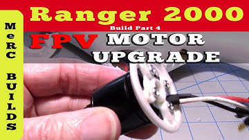 Volantex Ranger 2000 FPV RC Plane Build Part 4 - Upgrading Motor to SunnySky x2216 1250kv
