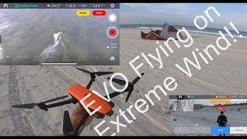 Autel Robotics EVO Dynamic Track on Extreme Wind;Walk-through and what to expect from Evo drone!!