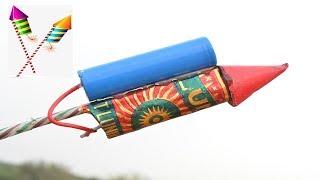 How To Make Electric Rocket Launcher at Home | Diwali Crackers Rocket Project 2019 screenshot 2