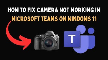 How to Fix Camera Not Working in Microsoft Teams on Windows 11