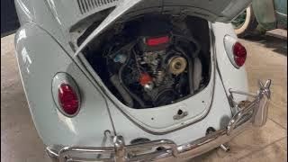 1967 VW Beetle Cold Start and  Drive Around - Denwerks