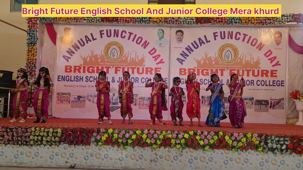 #BFES || Gulabi Saree  || Bright Future English School And Junior College || Annual Function 2026