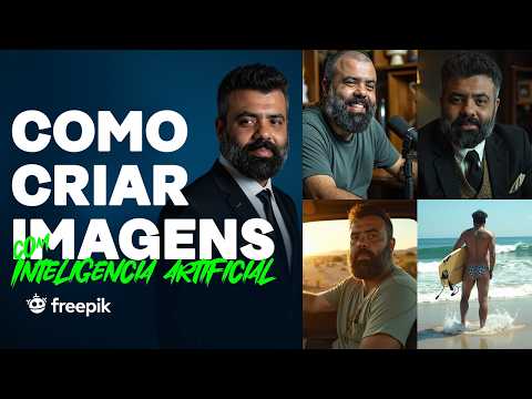 Inteligencia artificial do Freepik em 1 vídeo: Como criar personagens com IA (mesmo sendo iniciante)