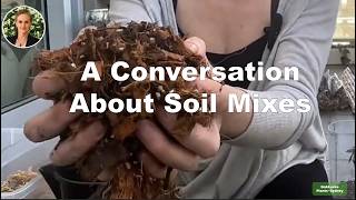 Conversation about soil mixes, plus potting up a skeleton key plant #plants #aroids #balconygarden