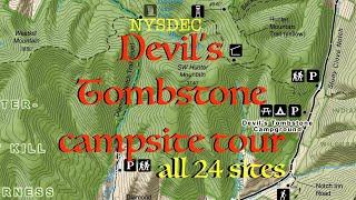 Devil's Tombstone Campground Site Tour All 24 sites NYS Dept. of Environmental Conservation (NYSDEC)