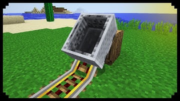✔ Minecraft: How to make a simple minecart start off station