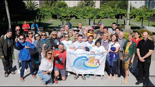 Costacabana y un grupo de personas con discapacidad intelectual hacen el Camino de Santiago.