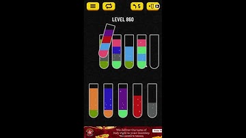 Water Sort Puzzle Level 860