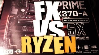 RYZEN vs FX/ Битва Ryzen 2600 против FX 6300) и обзор материнки Asus PRIME X370-A