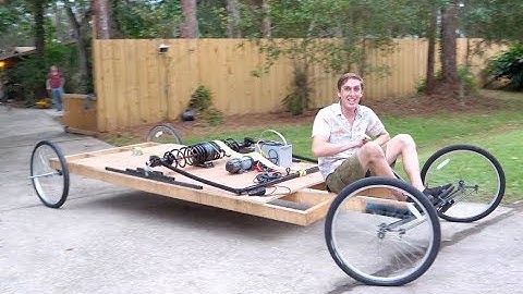 Giant Mousetrap powered Car