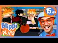 Supermarket Manger Blippi! | Blippi Plays |  Moonbug Kids - Games &amp; Playtime