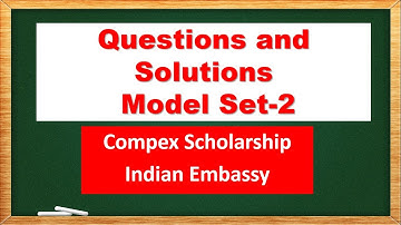 [Nepali] Compex Exam Model Set | Set-2 | Mathematics | Questions and Solutions | Indian Embassy