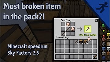 Minecraft speedrun - Sky Factory 2.5 Any% in 2:07:13