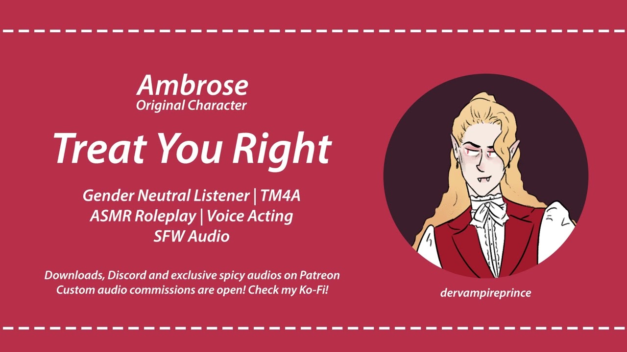 ASMR | Flirty Vampire Hypnotizes You To Sleep [M4A] [Comfort] [Sleep aid]