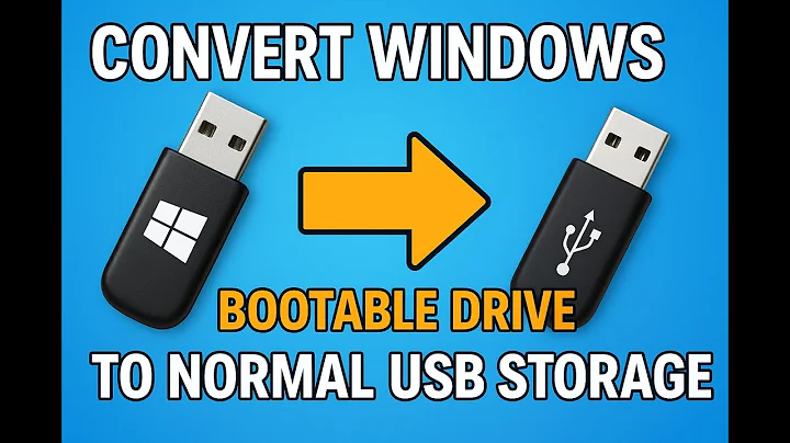 Convert Bootable USB Back to Normal – Make Your Pendrive Like New 🔄✅