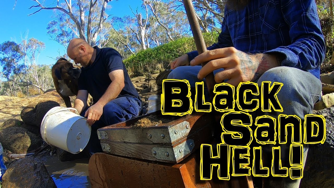 Rocker Box & Fluid Bed Sluice vs Fine Gold & Black Sand!