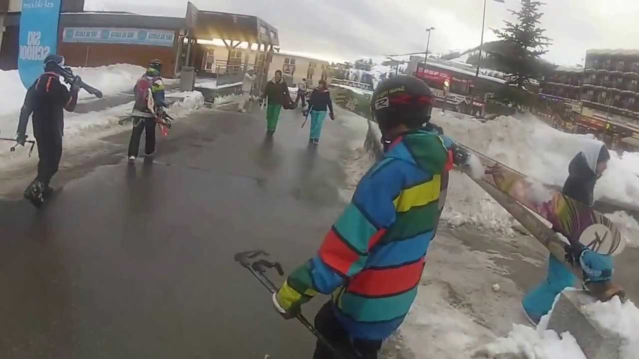 GoPro Hero 2 - January 2014 Skiing + Festival |Watch in HD| Orciere KnockOut Snow Festival