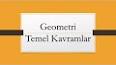 Geometrinin Temel Kavramları ile ilgili video