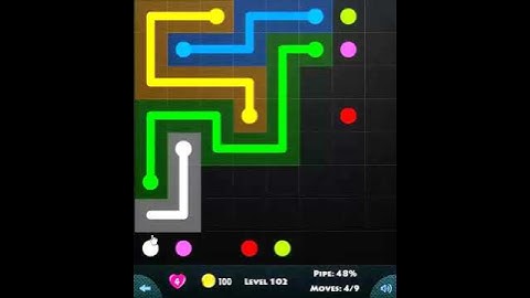 flow game facebook - basic pack level 102 Connect the dots