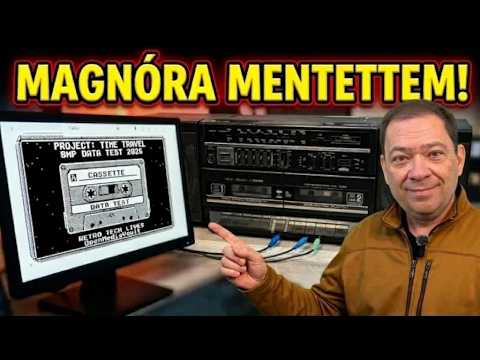 Fájlok egy 30 éves magnókazettán?! – Így írtam adatot szalagra!