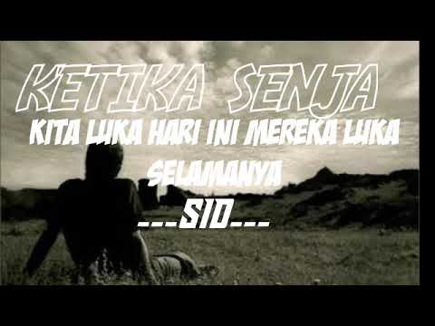 #jrx #SID #VIRAL Ketika senja .kita luka hari ini mereka luka selamanya.