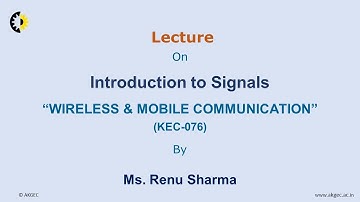 WIRELESS & MOBILE COMMUNICATION LECTURE 02 
