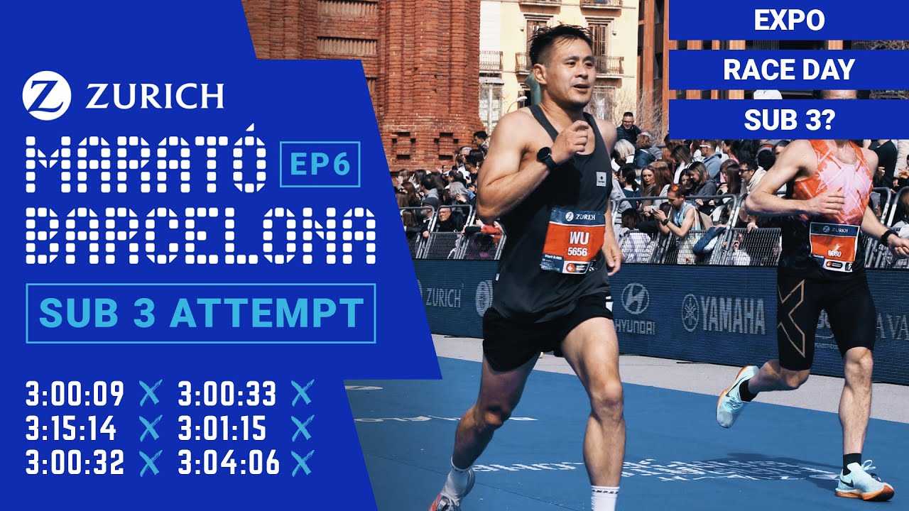 Barcelona Marathon 2025 Expo & Race Day Sub 3 Attempt