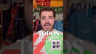 TODOS los equipos de CANTABRIA desde #laliga a #tercerarfef | #fútbolespañol #cantabria