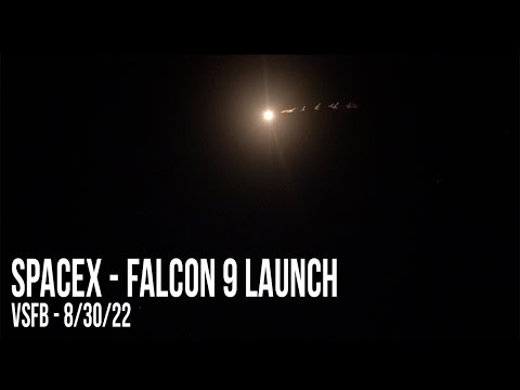 SpaceX Falcon 9 Starlink Mission - 8/30/22