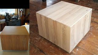 Tweakwood - Upcycling an old coffeetable using rustic oak