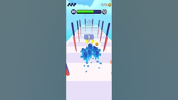 Join Blob Clash 3D : All Levels Gameplay Android, iOS New Update #shorts 16