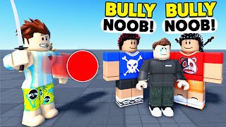BULLIES Were TARGETING Kid.. I Destroyed Them All! (Roblox Blade Ball)