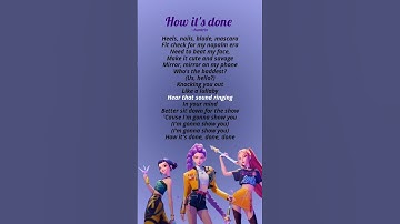 Thumbnail of Huntrix - how it's done (lyrics) #kpop #demon #hunter #song #lyrics #viral #trending #shorts