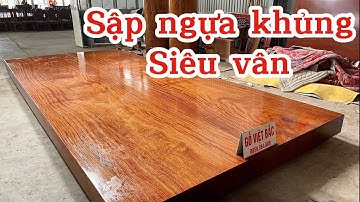 Chiếu Ngựa 2 tấm gỗ Cẩm Hồng , TO DÀI, SIÊU VÂN, kích thước 581 x 253 x 20 (cm) | CN679