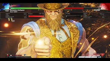 [SFV] G: DP Punish + Charge Oki Setup (~900 Damage Ex.)