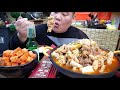 알,곤이 5인분 넣은 곤이알매운탕+깍두기+반주 MUKBANG