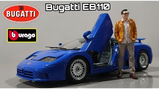 Bugatti EB110 by Bburago Thailand scale 1/18