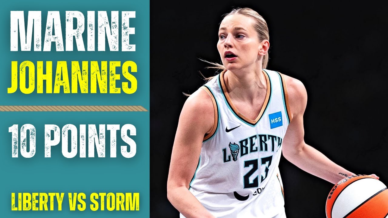 Marine Johannès 10 PTS 3 STEALS | NEW YORK LIBERTY vs SEATTLE STORM