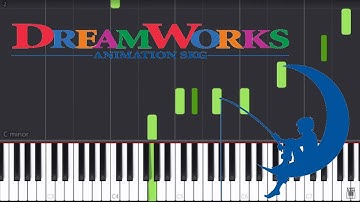 DreamWorks Animation Theme - Piano Tutorial by Easy Piano