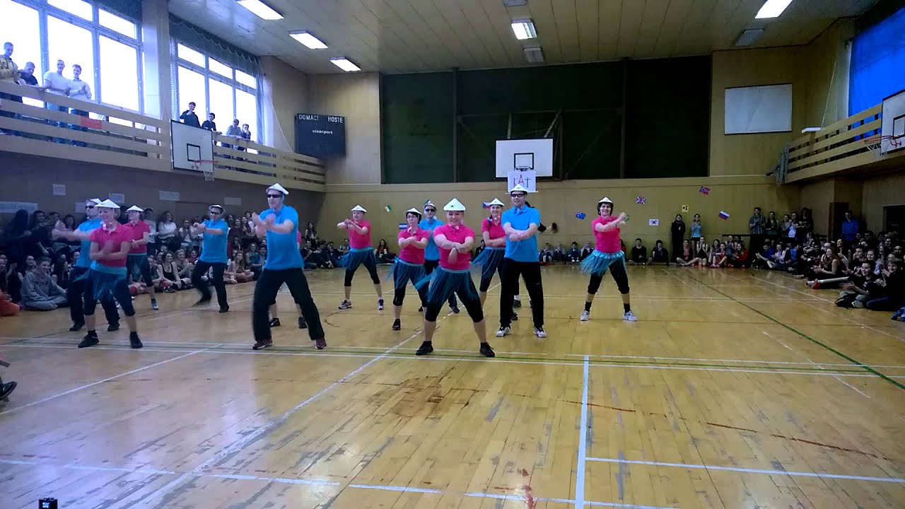 Učitelský sbor (Gangam Style) @ GMK Koperníkův aerobic tour 2014, Bílovec