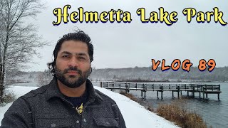 VLOG 89: Helmetta Lake Park New Jersey | New Jersey Snow Storm