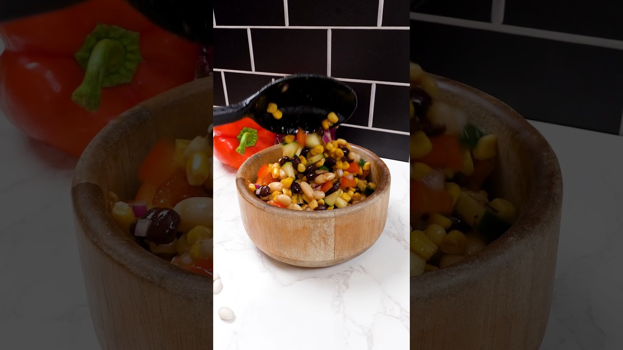 Korean BBQ Black Bean and Corn Salad video thumbnail