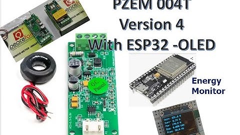 PZEM 004T Nieuwe versie 4.0 Energiemonitor met ESP32