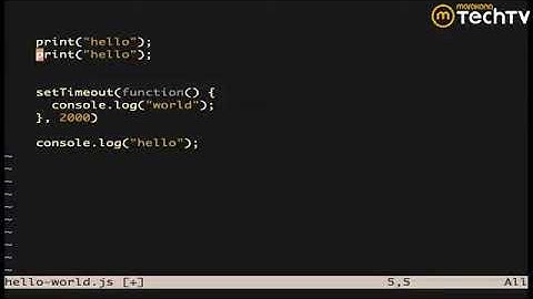 NodeJS - the Introduction by Ryan Dahl 2011