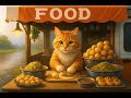 Mama Cat Sells Fuchka All Day, Comes Home to Cook and Cuddle Her Cozy Kittens🐱🍽️ #cat #cute