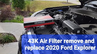 Career Overview 2020 (21-22) Ford Explorer air filter remove and replace