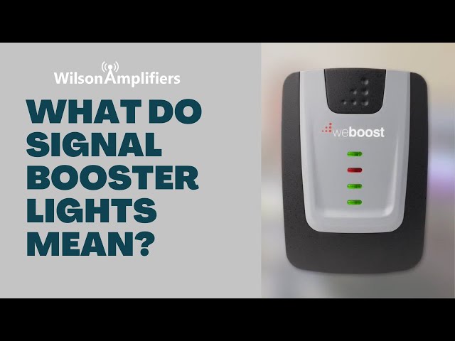 Weboost Blinking Lights