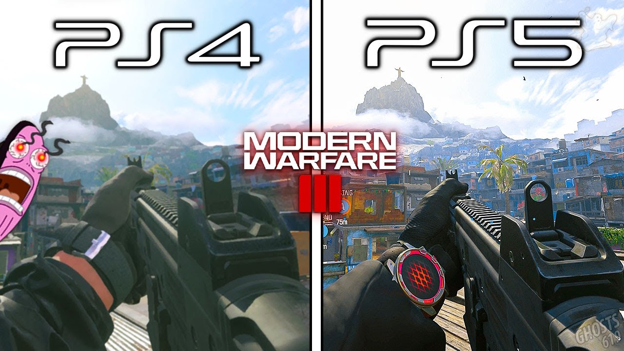 MW3 PS4 vs MW3 PS5 Graphics Comparison 