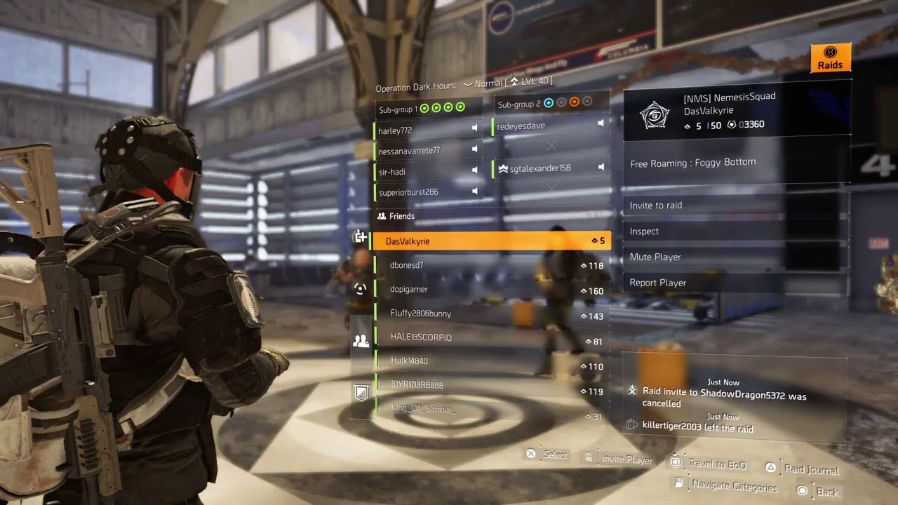 Division 2 lvl 40 raid