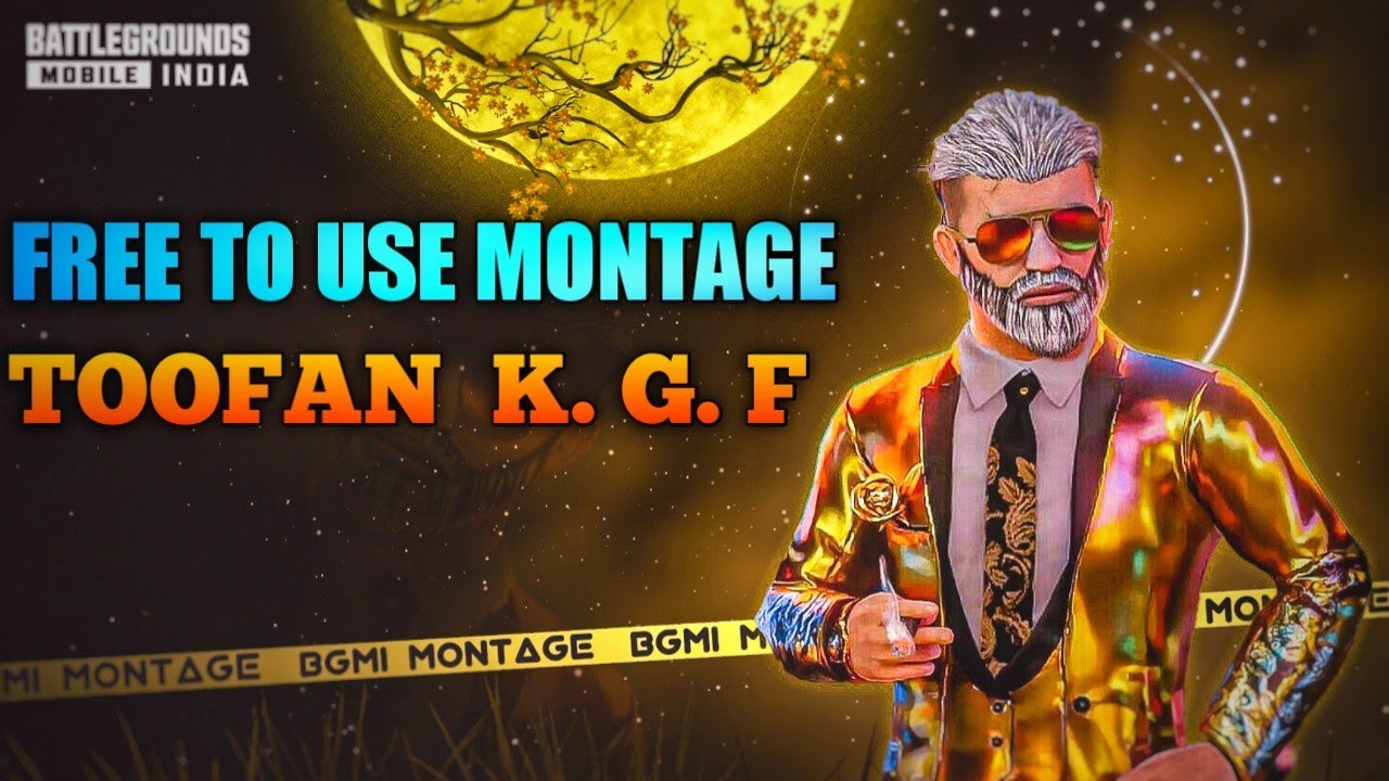FREE TO USE MONTAGE - TOOFAN KGF CHAPTER 2  | Trending song | Ninja x Gaming|  @SiddhaGaming